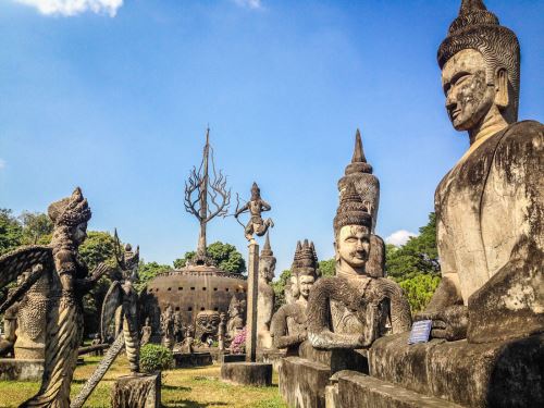 Le parc de Bouddha